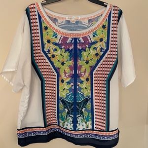 Jealous Tomato colorful short sleeve shirt large L